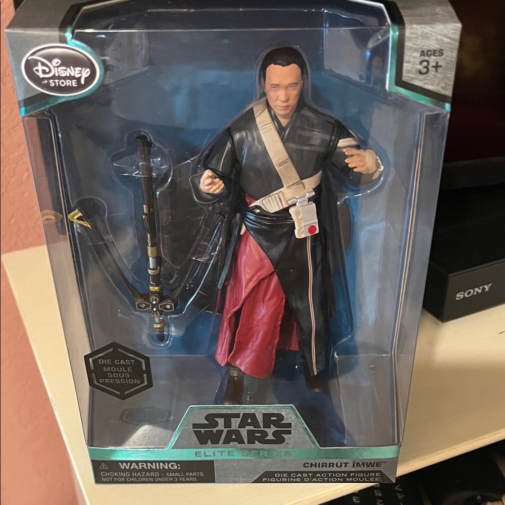 Disney Star Wars Elite Series Chirrut IMWE Figure - Silver and Black